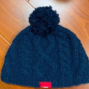 Hollister Navy 100% Lambswool Beanie